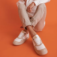 JESSIE Soulier beige en matériel recyclé