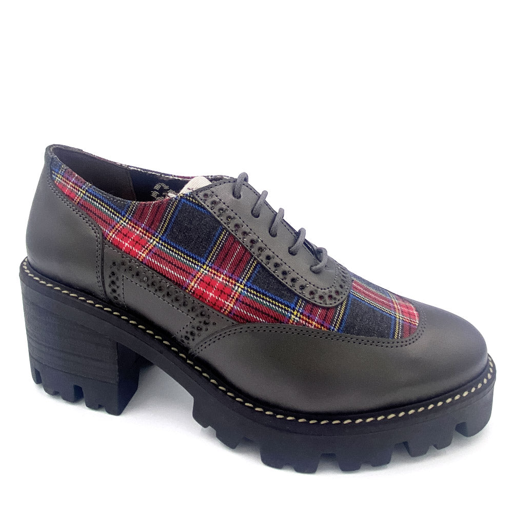 Loafer gris à talon en tissus recyclés 1967
