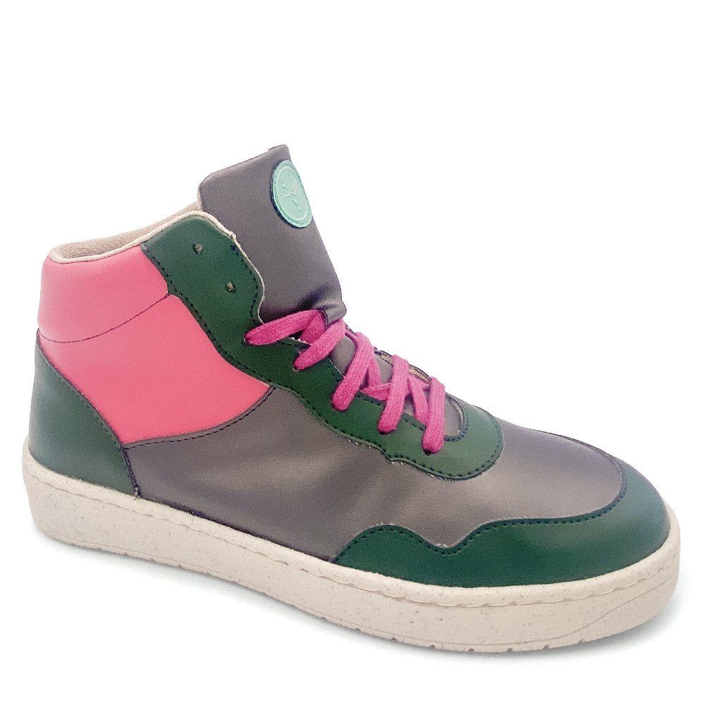 Grey sneaker in recycled materials 38313