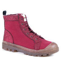 CHARLIE Burgundy ecycled material Bootie