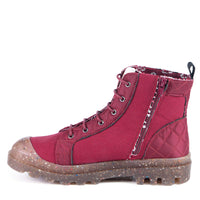 CHARLIE Burgundy ecycled material Bootie