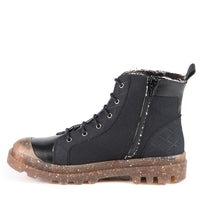 CHARLIE black recycled material bootie