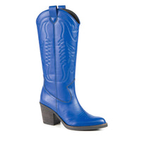 GEORGIA Blue Cactus Leather Cowboy boot