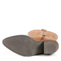 GEORGIA Tan Cactus Leather Cowboy boot