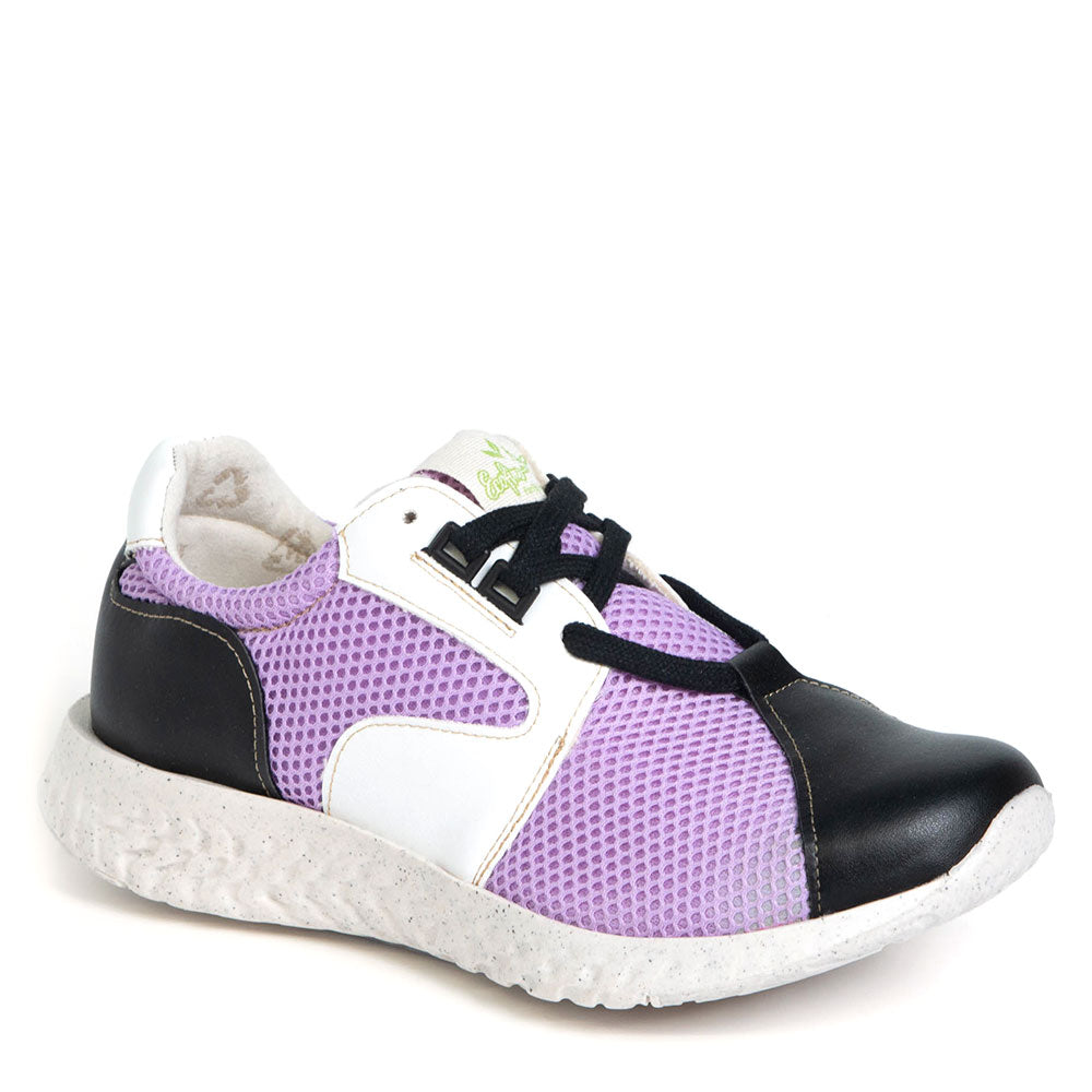 Purple sneaker recycled textile 32308