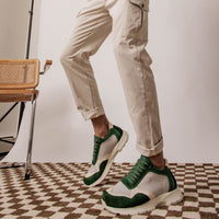 JORDAN Green recycled material shoes