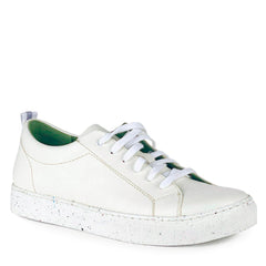 GAIA Soulier blanc en cuir de cactus