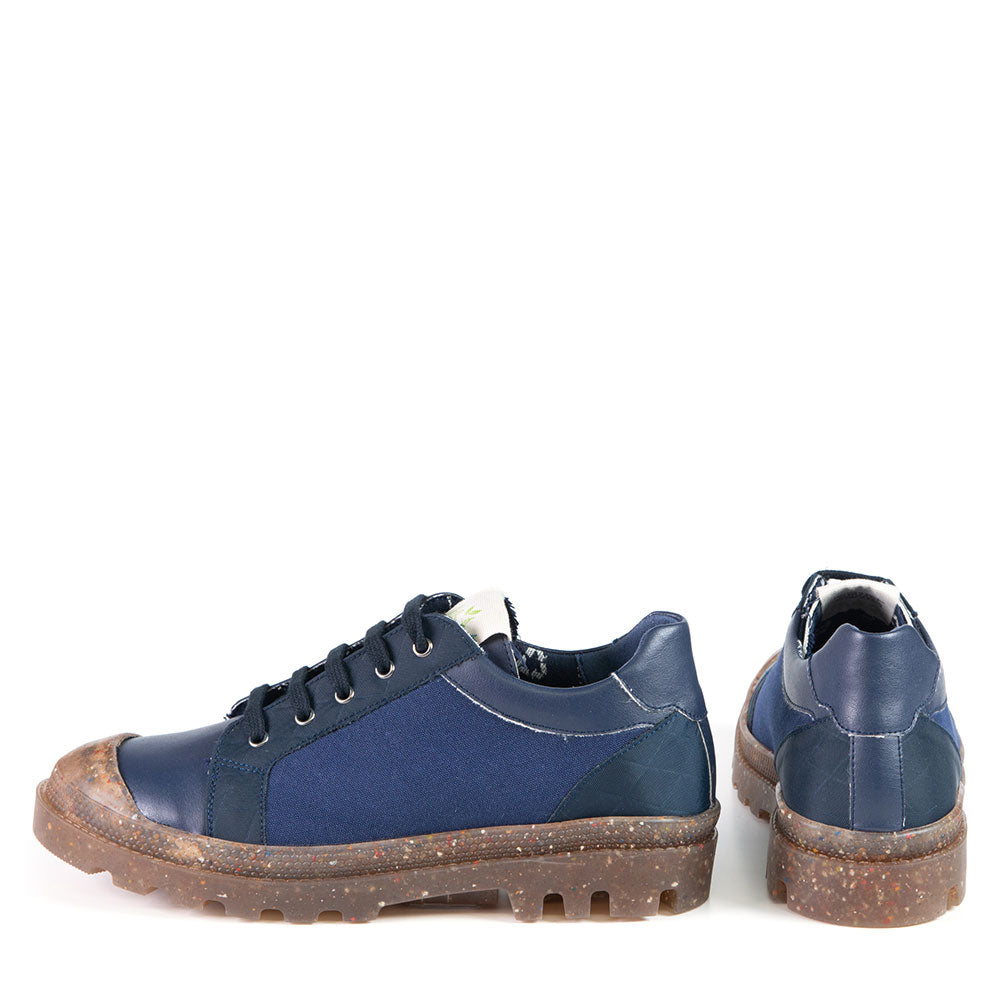 JOELLE Blue Recycled Material Shoes